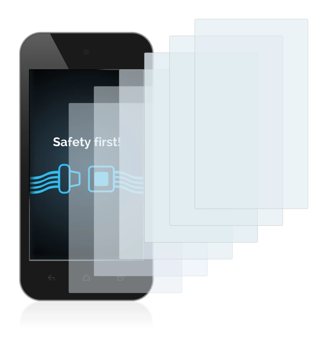 Image de l'appareil avec une grande variété de protections d'écran.