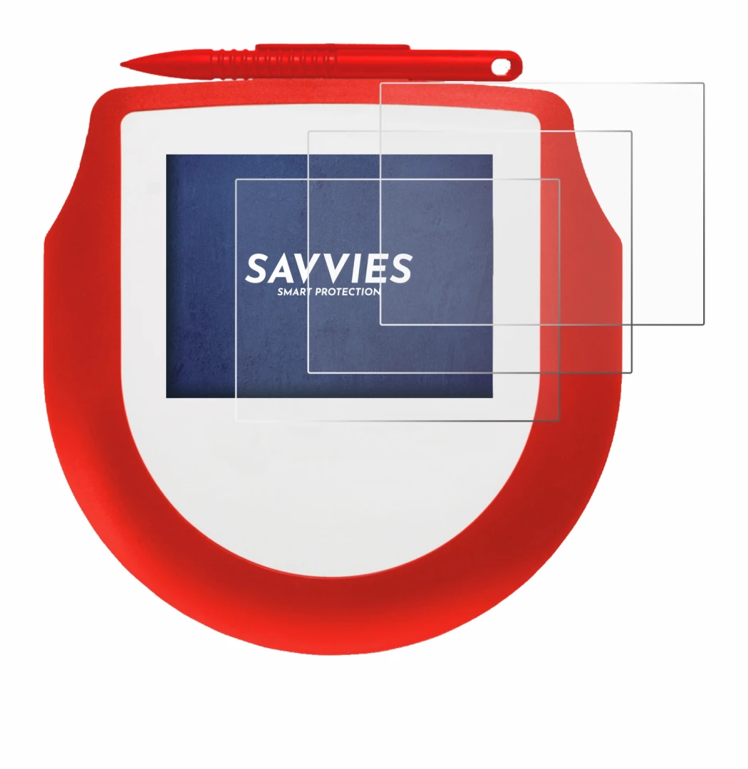 Image de l'appareil Signotec Signature Pad Omega avec une grande variété de protections d'écran.