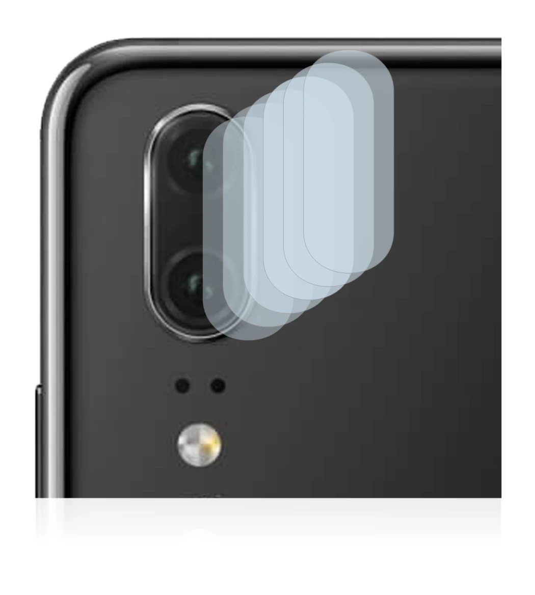 Image de l'appareil Huawei P20 (Caméra UNIQUEMENT) avec une grande variété de protections d'écran.