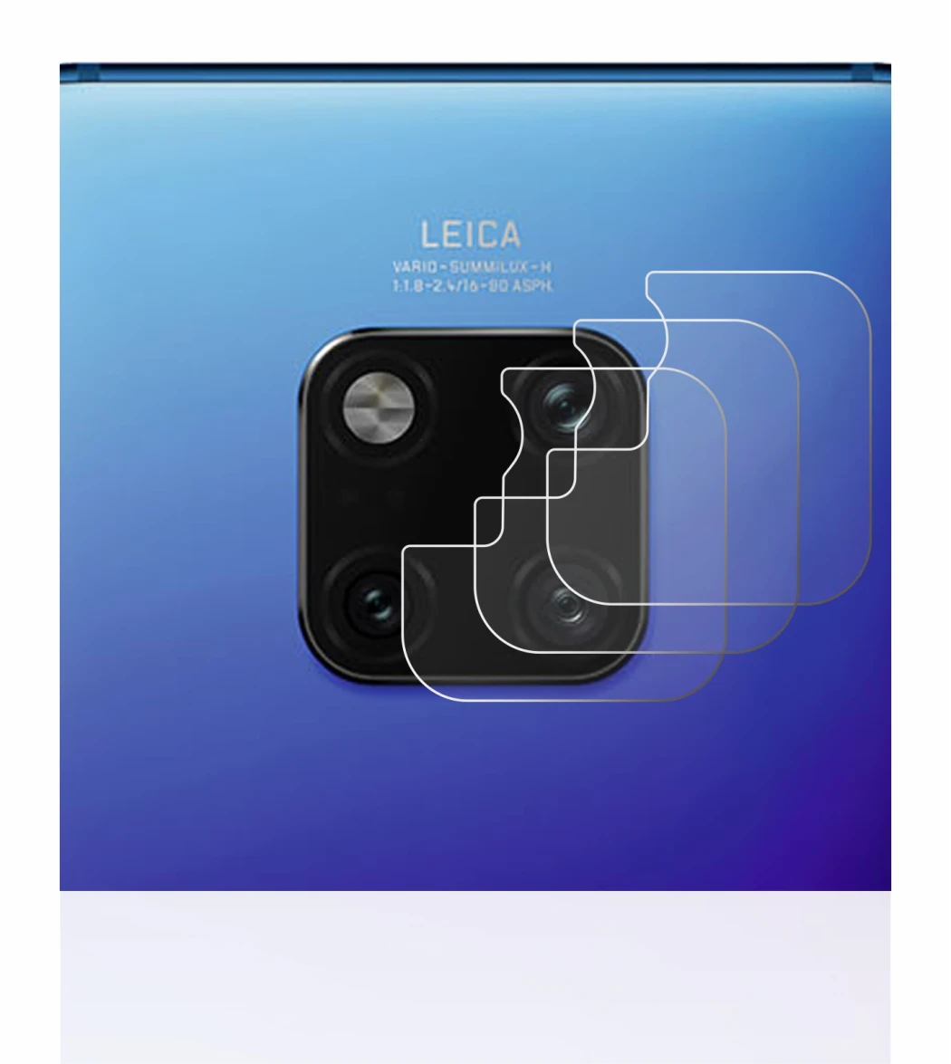 Image de l'appareil Huawei Mate 20 Pro (Caméra UNIQUEMENT) avec une grande variété de protections d'écran.