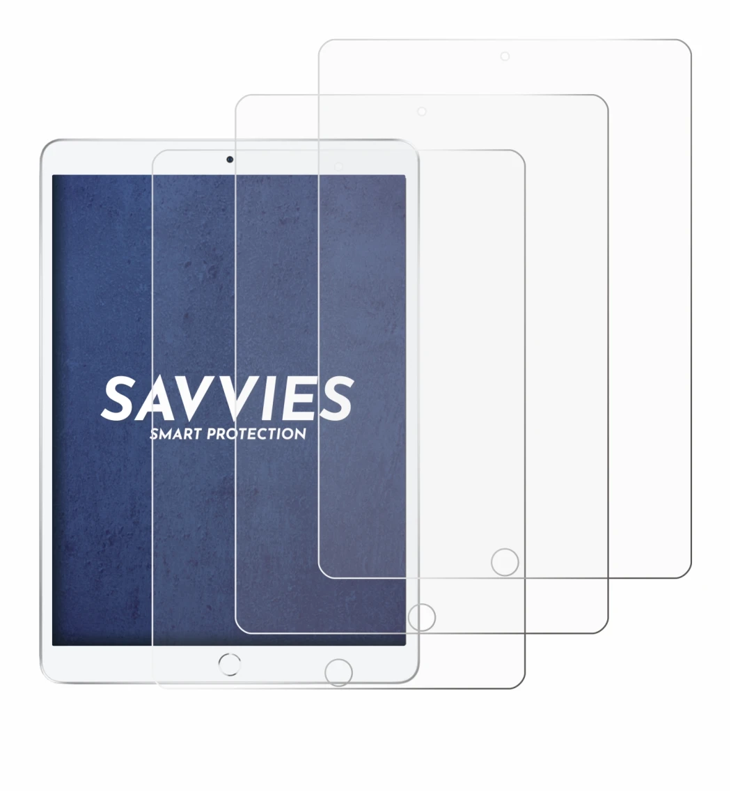 Image de l'appareil Apple iPad Air 2019 (3ème Gen.) avec une grande variété de protections d'écran.
