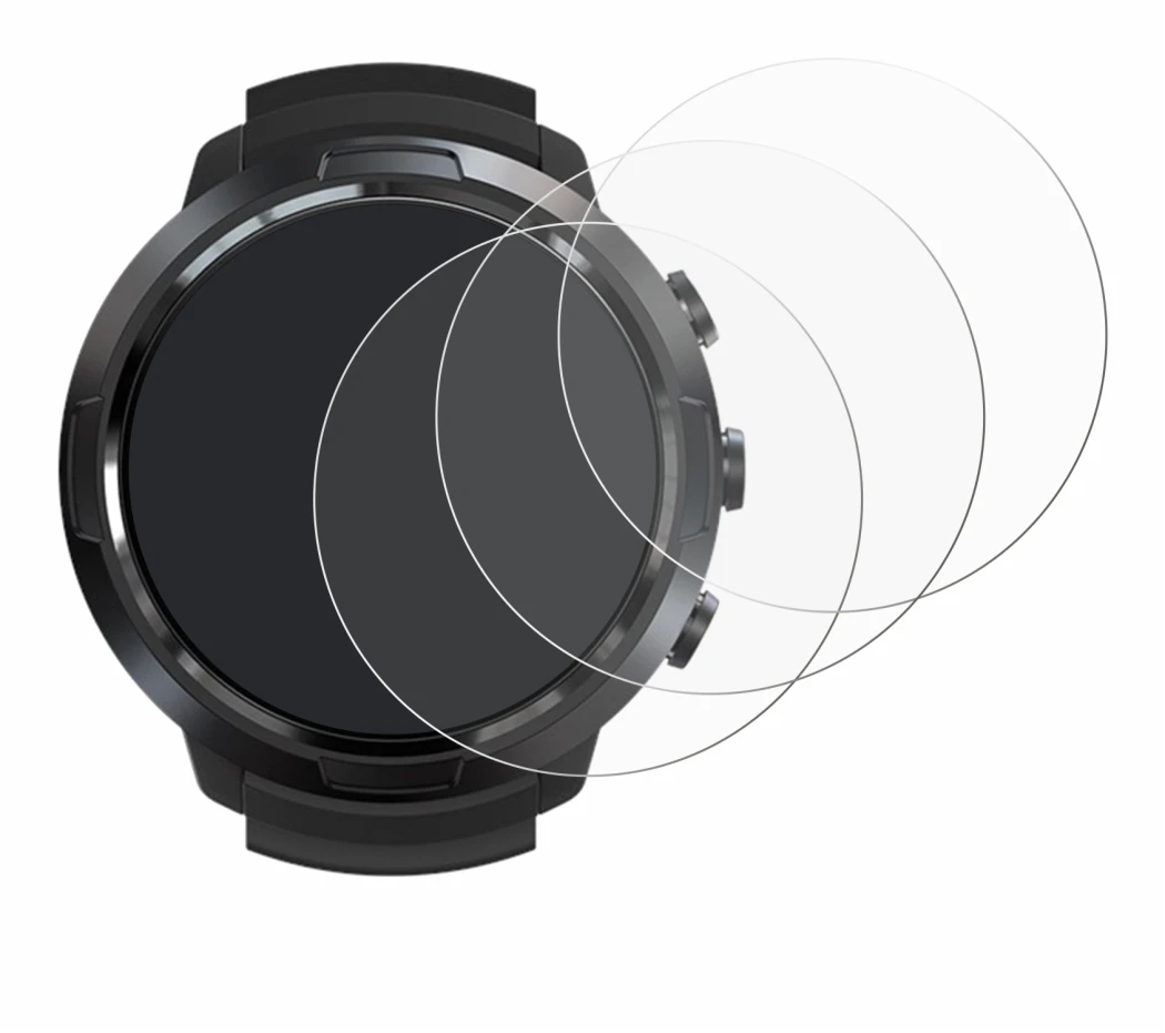 Image de l'appareil Suunto D5 avec une grande variété de protections d'écran.