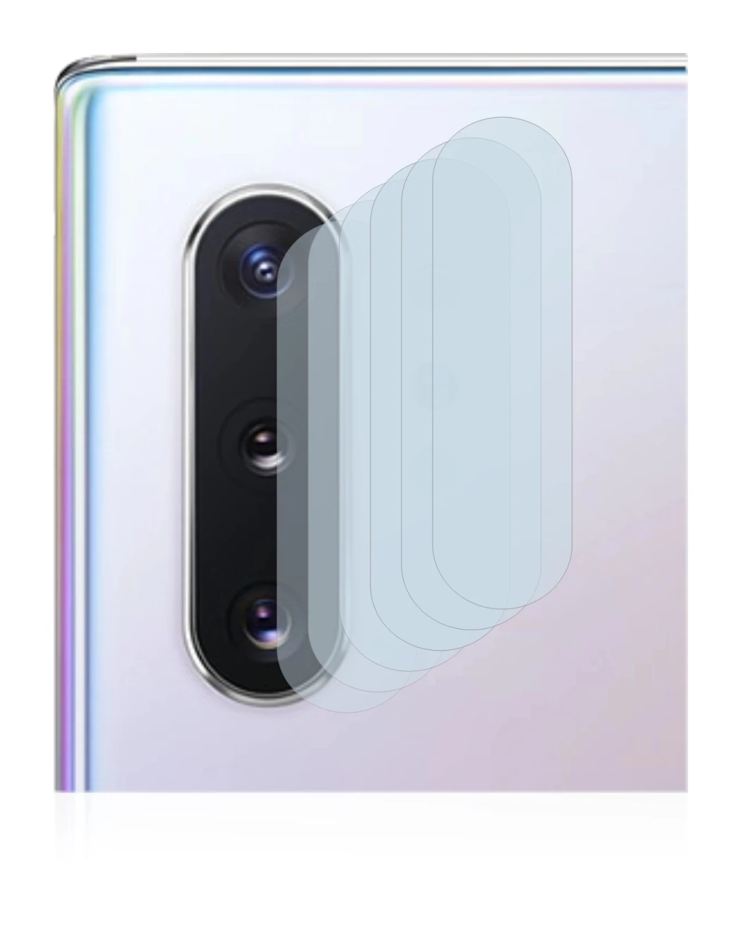 Image de l'appareil Samsung Galaxy Note 10 Plus (Caméra UNIQUEMENT) avec une grande variété de protections d'écran.