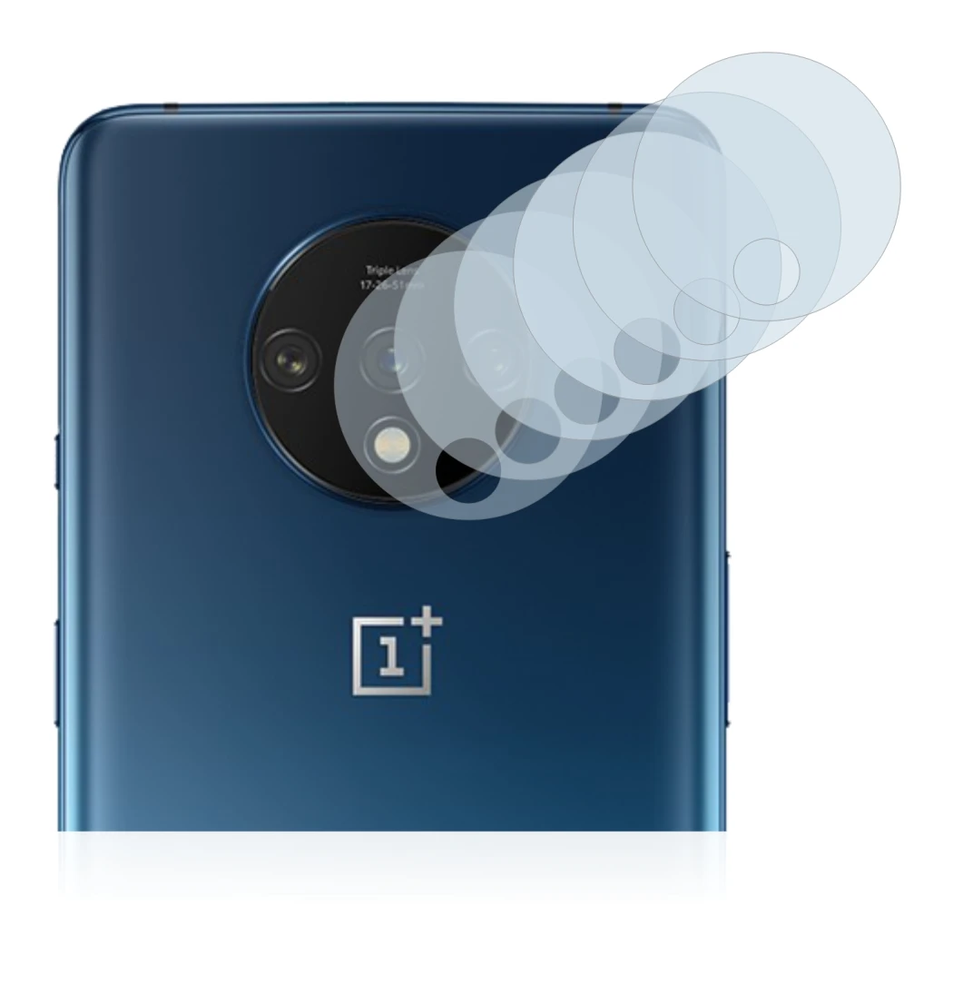 Image de l'appareil OnePlus 7T (Caméra UNIQUEMENT) avec une grande variété de protections d'écran.