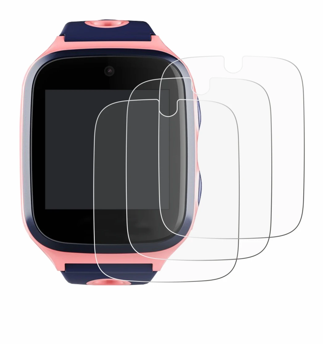 Image de l'appareil Xplora 4 avec une grande variété de protections d'écran.