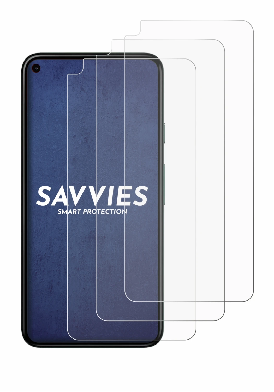 Image de l'appareil Google Pixel 5 avec une grande variété de protections d'écran.