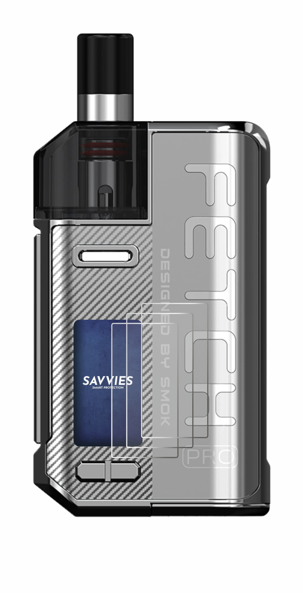 Image de l'appareil Smok Fetch 80W Pro avec une grande variété de protections d'écran.
