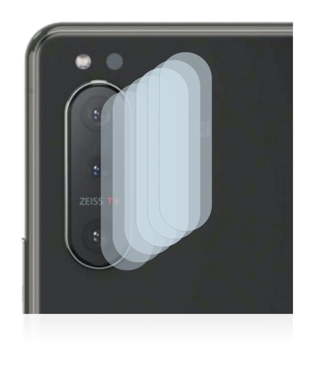 Image de l'appareil Sony Xperia 5 II (Caméra UNIQUEMENT) avec une grande variété de protections d'écran.