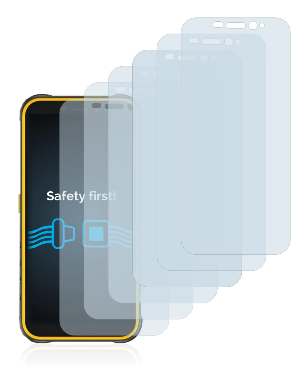 Image de l'appareil Ulefone Armor X8 avec une grande variété de protections d'écran.