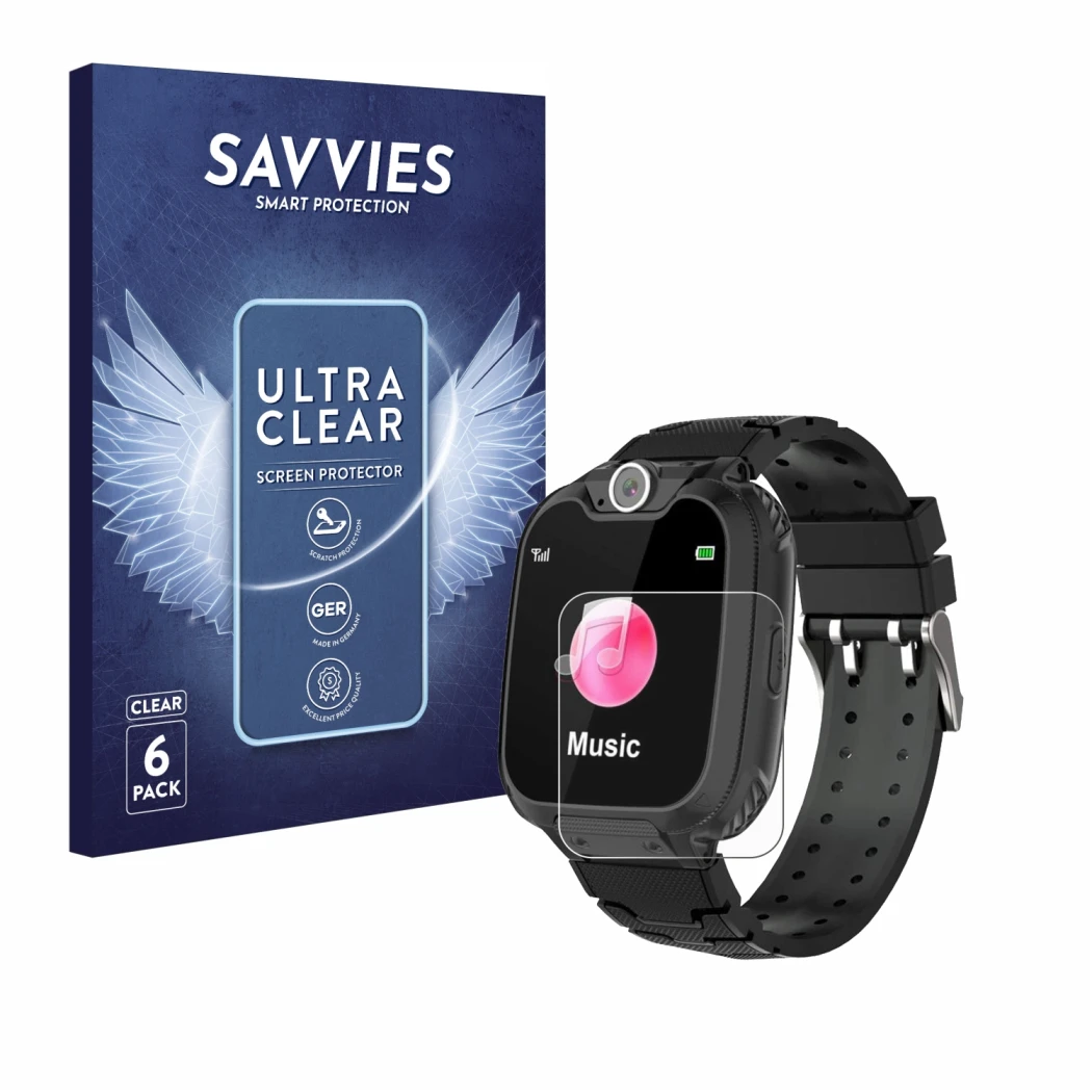 Face avant d’un emballage produit avec le logo de la marque Savvies. À côté, l’appareil Pthtechus S12 est représenté avec la p