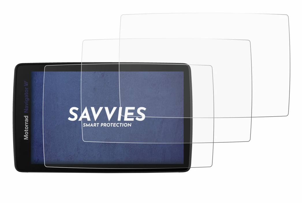 Image de l'appareil BMW Navigator VI avec une grande variété de protections d'écran.