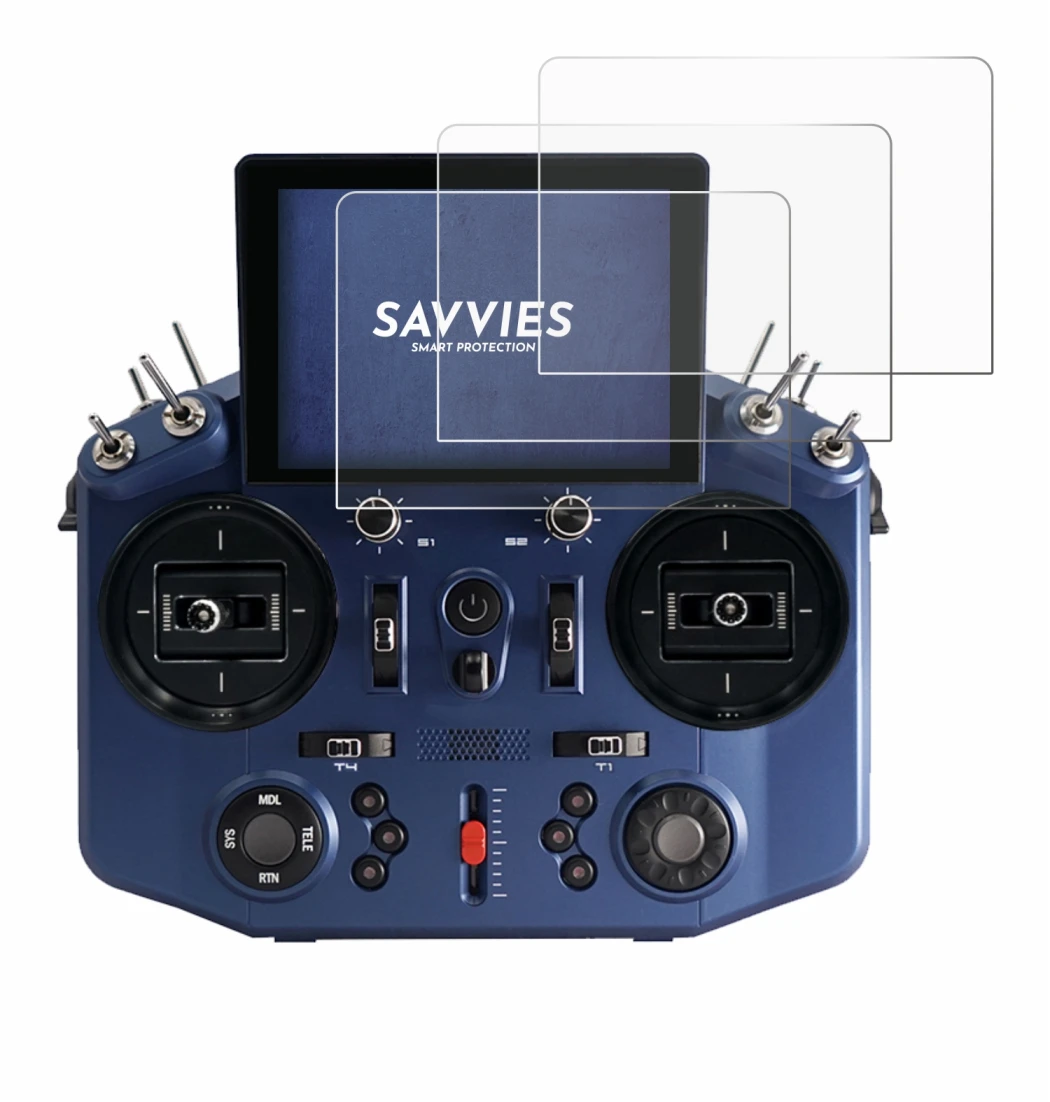 Image de l'appareil FrSky Tandem X20S avec une grande variété de protections d'écran.