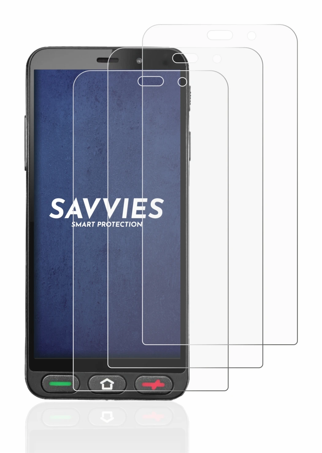 Image de l'appareil Brondi Amico S Nero avec une grande variété de protections d'écran.