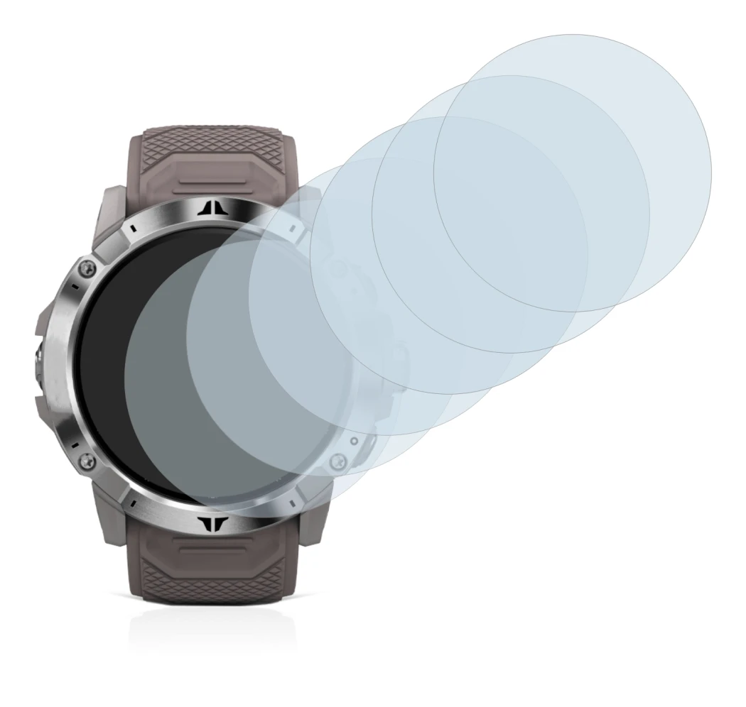 Image de l'appareil Coros Vertix 2 avec une grande variété de protections d'écran.