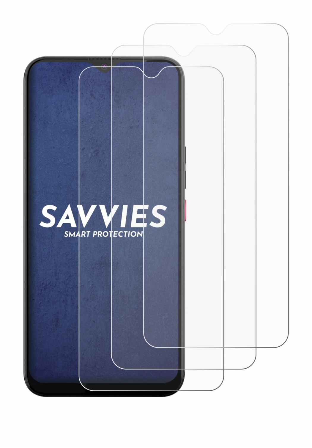 Image de l'appareil Gigaset GS5 avec une grande variété de protections d'écran.