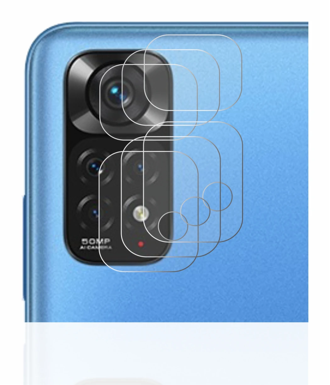 Image de l'appareil Xiaomi Redmi Note 11 (Caméra UNIQUEMENT) avec une grande variété de protections d'écran.