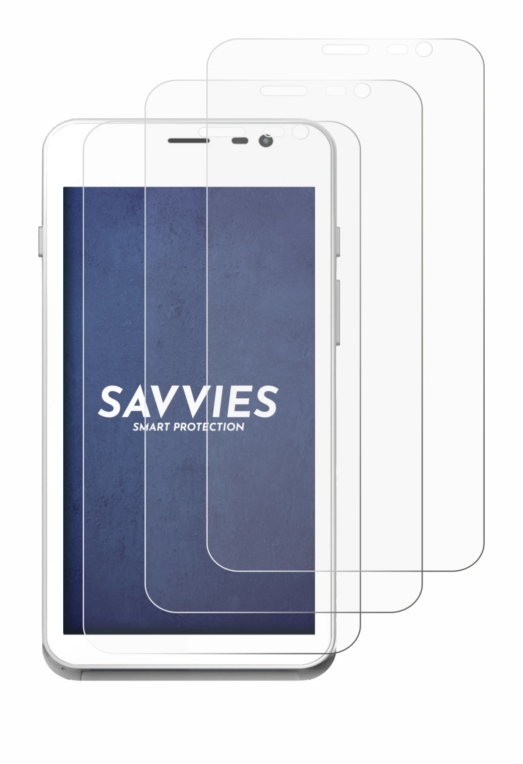 Image de l'appareil Pax A77 avec une grande variété de protections d'écran.