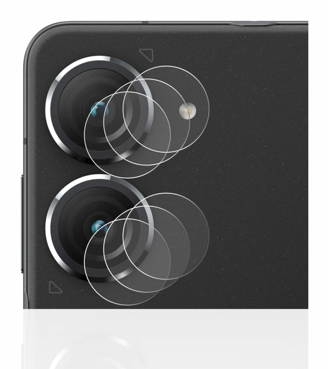 Image de l'appareil ASUS ZenFone 9 (Caméra UNIQUEMENT) avec une grande variété de protections d'écran.