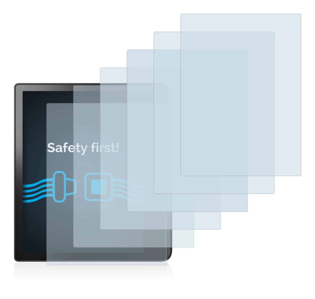 Image de l'appareil Tolino Epos 3 avec une grande variété de protections d'écran.