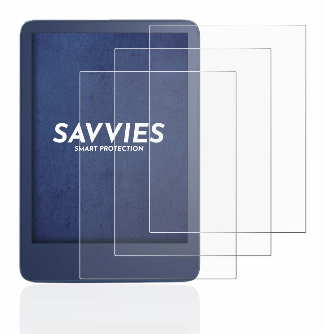 Image de l'appareil Amazon Kindle Reader 2022 avec une grande variété de protections d'écran.
