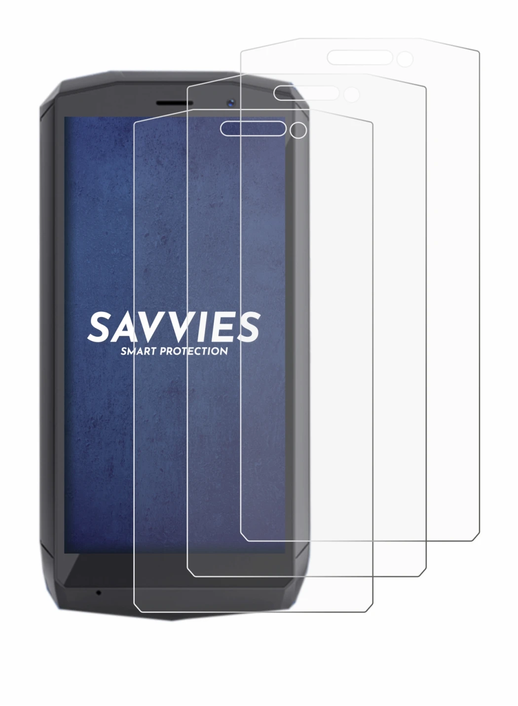 Image de l'appareil Cubot Pocket avec une grande variété de protections d'écran.