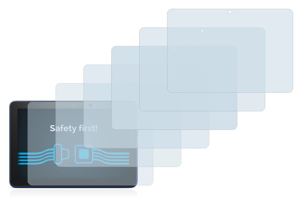 Image de l'appareil Amazon Fire HD 8 Plus 2022 avec une grande variété de protections d'écran.
