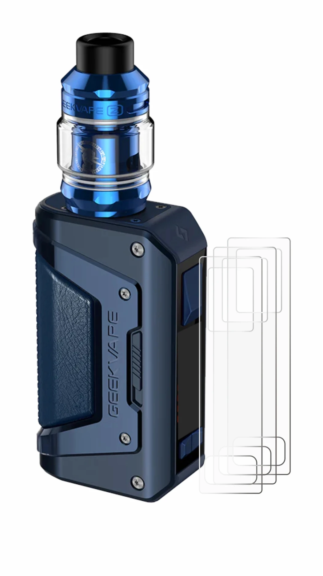 Image de l'appareil GeekVape Aegis Legend 2 L200 avec une grande variété de protections d'écran.