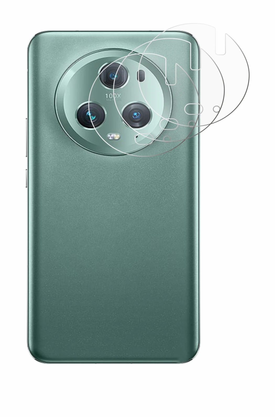 Image de l'appareil Honor Magic 5 Pro (Caméra UNIQUEMENT) avec une grande variété de protections d'écran.