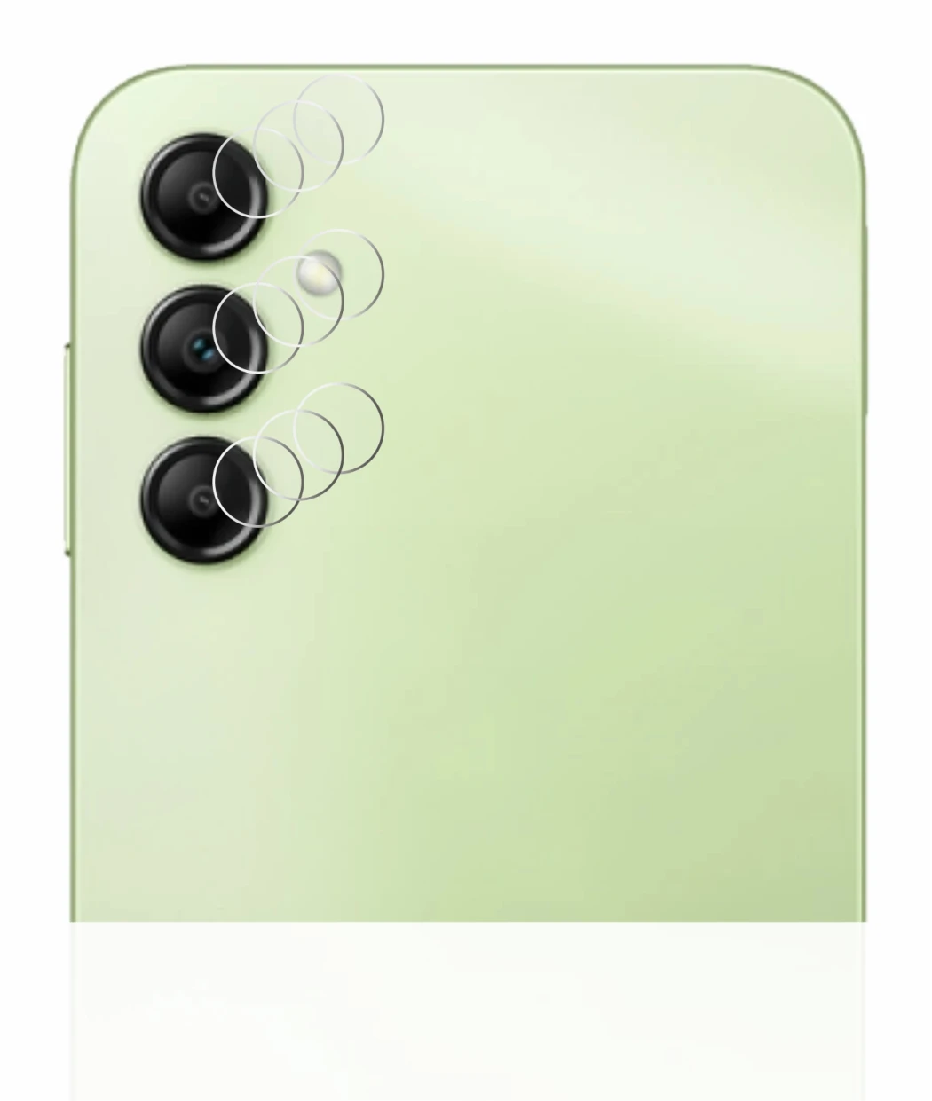 Image de l'appareil Samsung Galaxy A14 4G (Caméra UNIQUEMENT) avec une grande variété de protections d'écran.