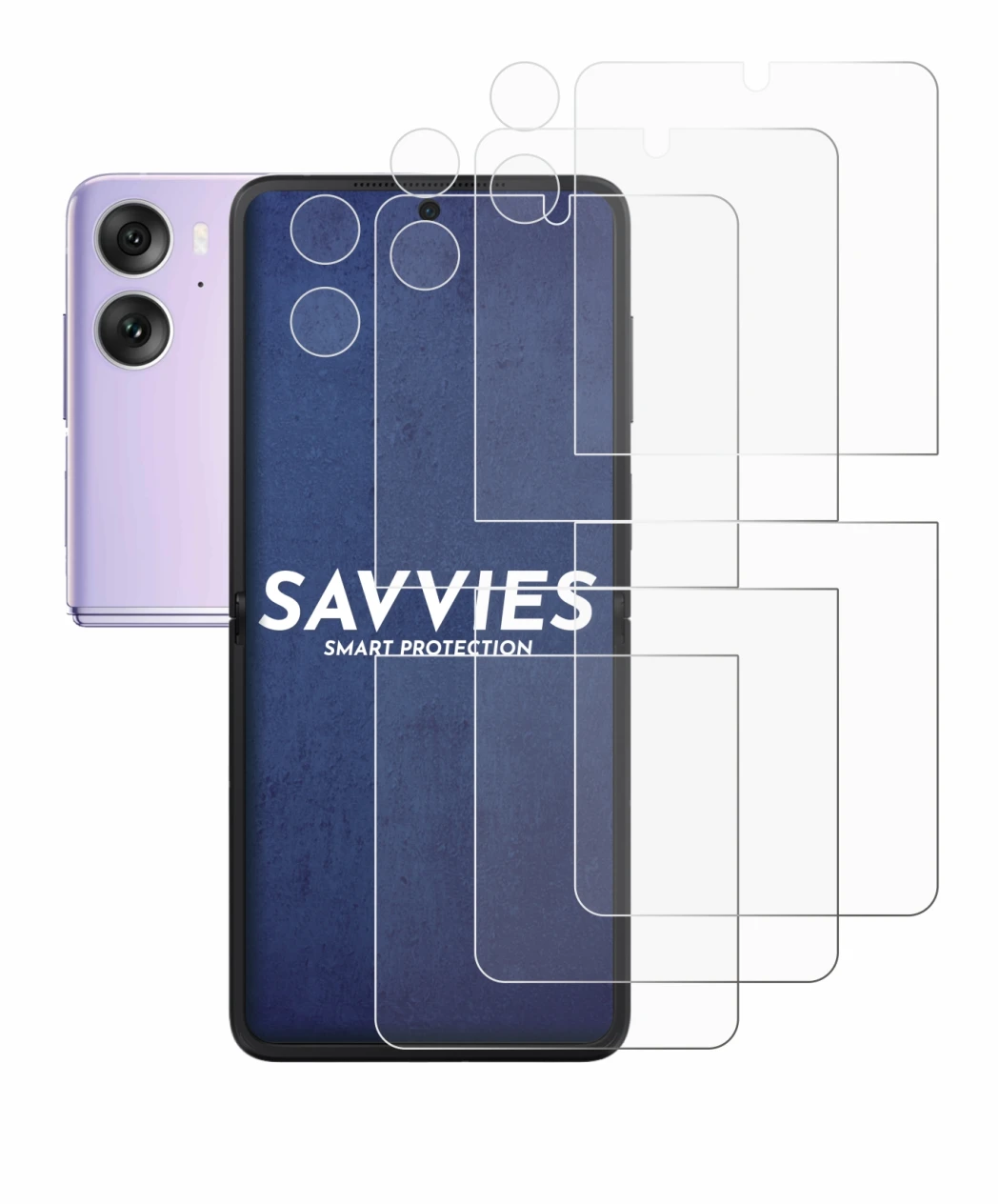 Image de l'appareil Oppo Find N2 Flip (Avant+Caméra) avec une grande variété de protections d'écran.