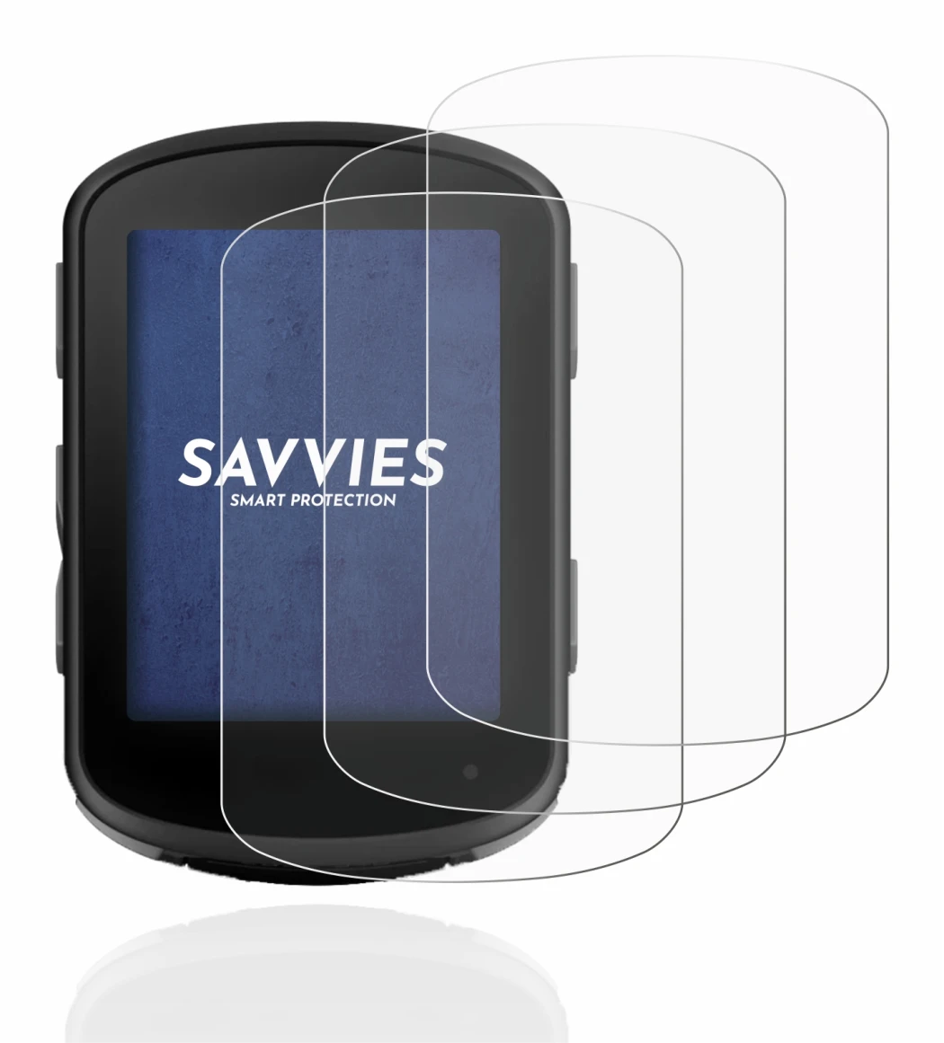 Image de l'appareil Garmin Edge 540 avec une grande variété de protections d'écran.