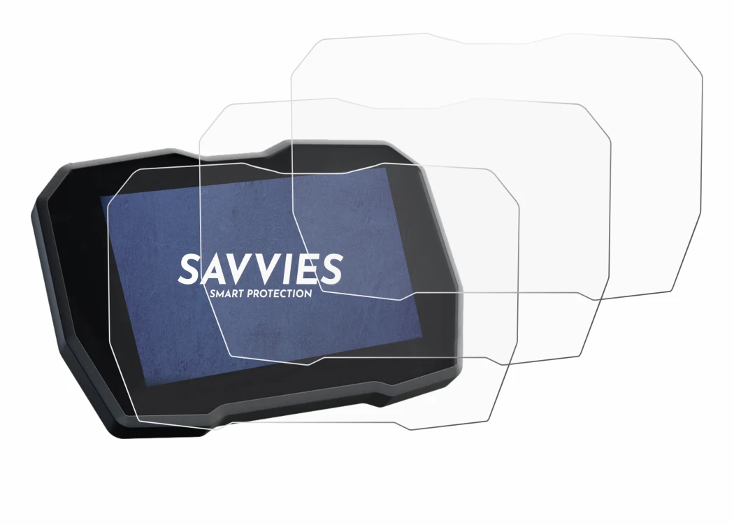 Image de l'appareil Ducati Multistrada V4 2021+ avec une grande variété de protections d'écran.