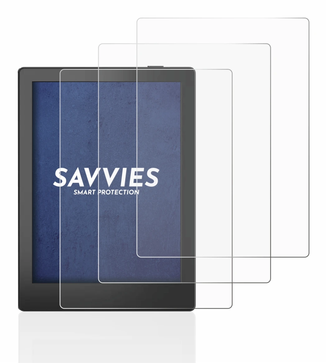 Image de l'appareil Boox Poke 5 avec une grande variété de protections d'écran.