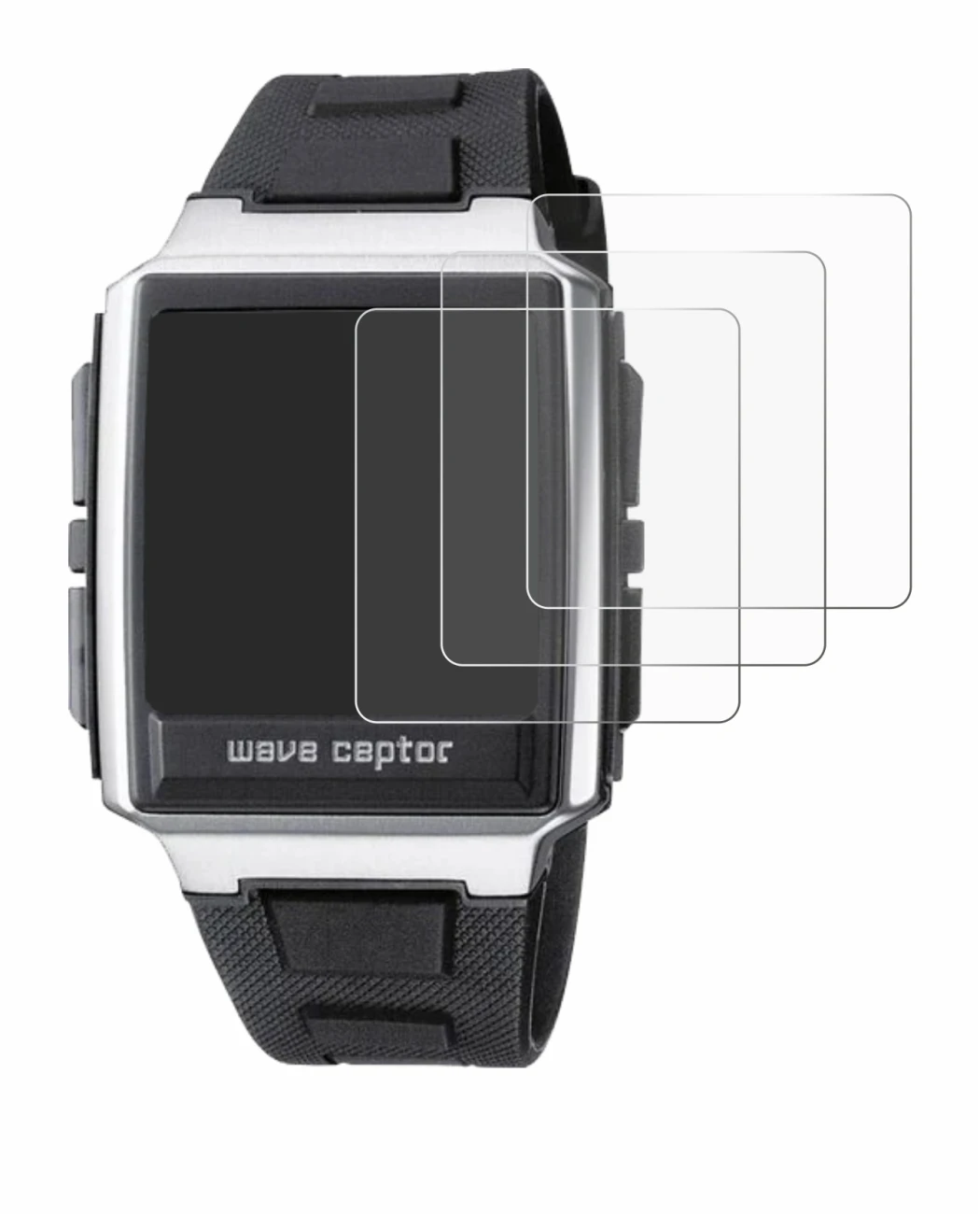 Image de l'appareil Casio WV-59 avec une grande variété de protections d'écran.