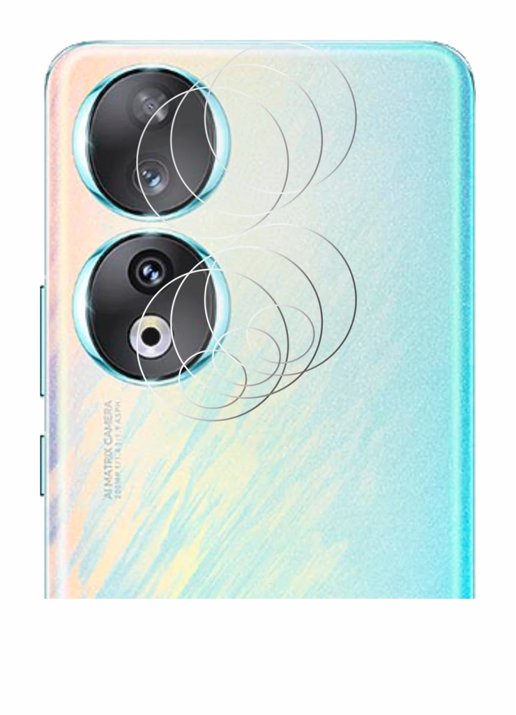 Image de l'appareil Honor 90 (Caméra UNIQUEMENT) avec une grande variété de protections d'écran.