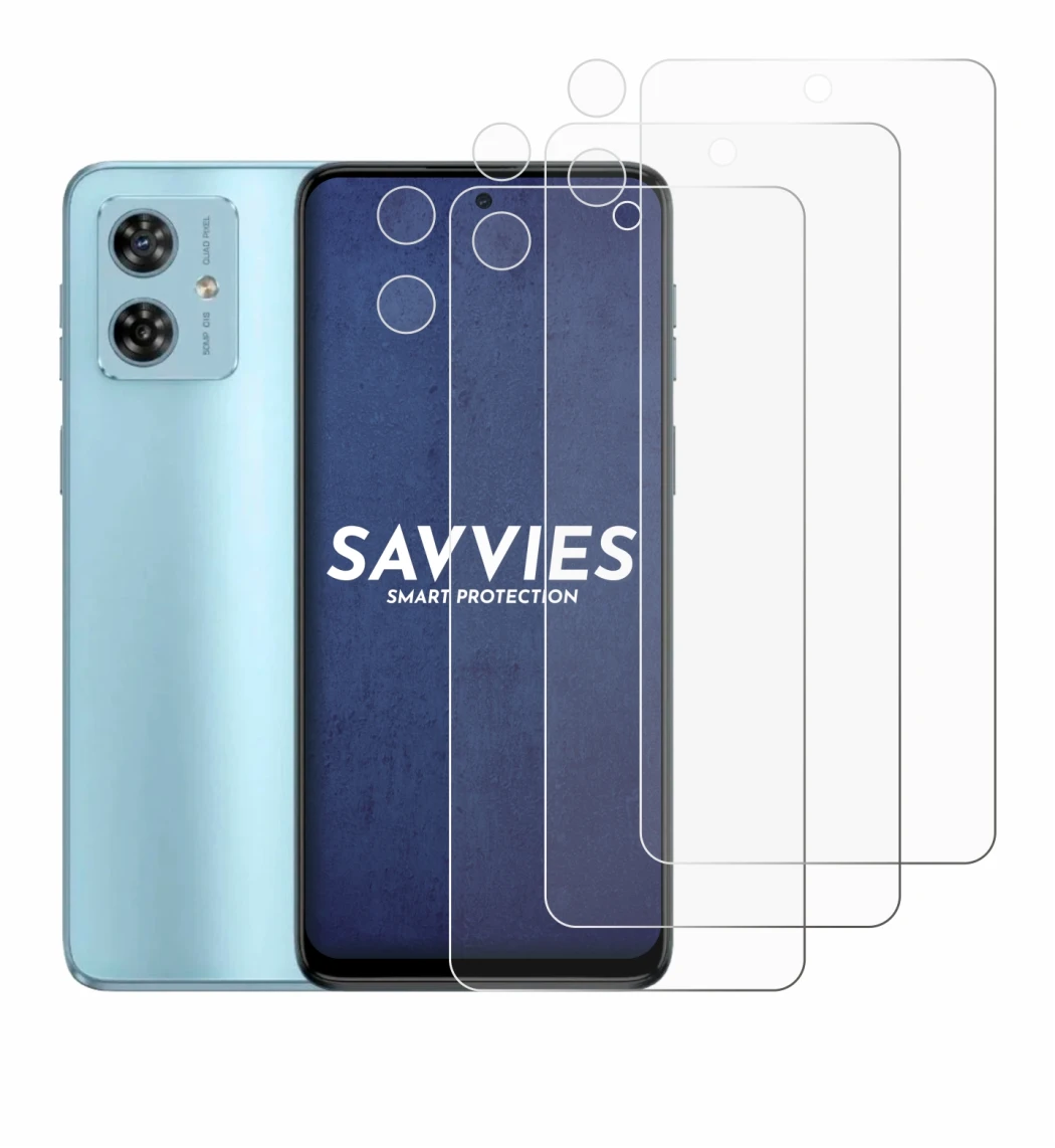 Image de l'appareil Motorola Moto G54 (Avant+Caméra) avec une grande variété de protections d'écran.