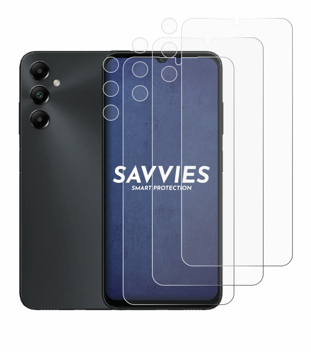 Image de l'appareil Samsung Galaxy A05s (Avant+Caméra) avec une grande variété de protections d'écran.