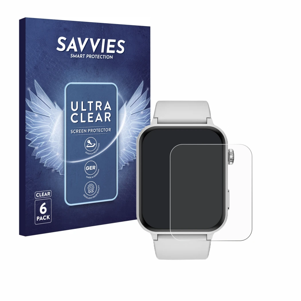 Face avant d’un emballage produit avec le logo de la marque Savvies. À côté, l’appareil Iowodo R30Pro est représenté avec la p