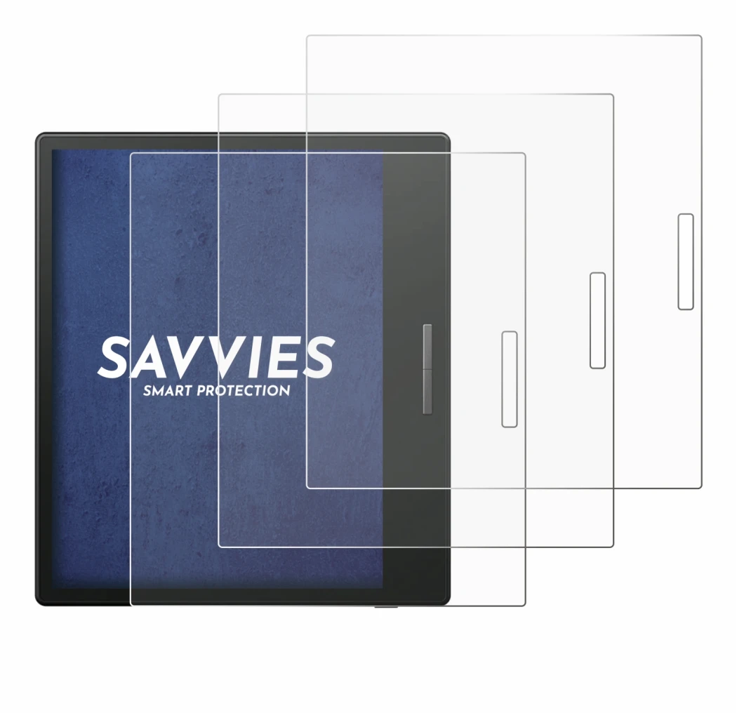 Image de l'appareil Boox Go Color 7 avec une grande variété de protections d'écran.