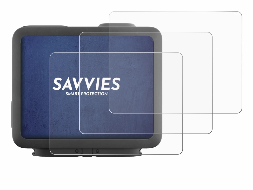 Image de l'appareil GoPro Hero 4k avec une grande variété de protections d'écran.