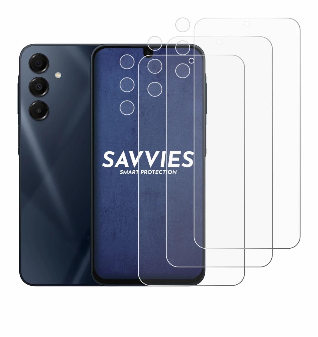 Image de l'appareil Samsung Galaxy A16 4G (Avant+Caméra) avec une grande variété de protections d'écran.