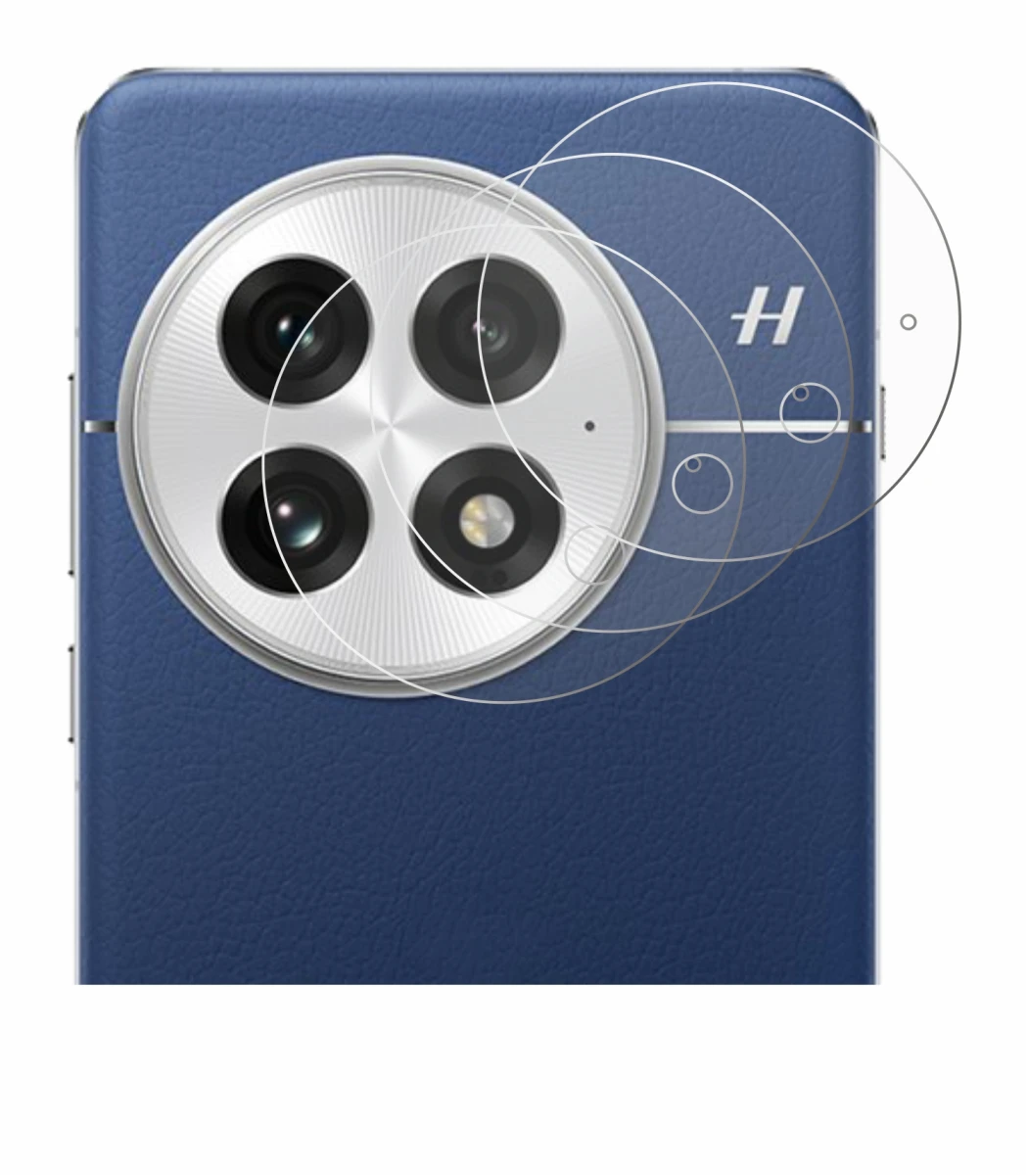 Image de l'appareil OnePlus 13 (Caméra UNIQUEMENT) avec une grande variété de protections d'écran.