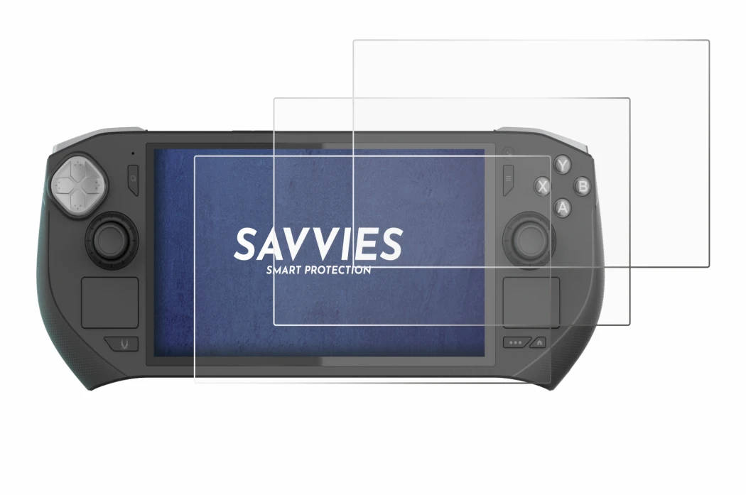 Image de l'appareil Zotac Gaming Zone avec une grande variété de protections d'écran.