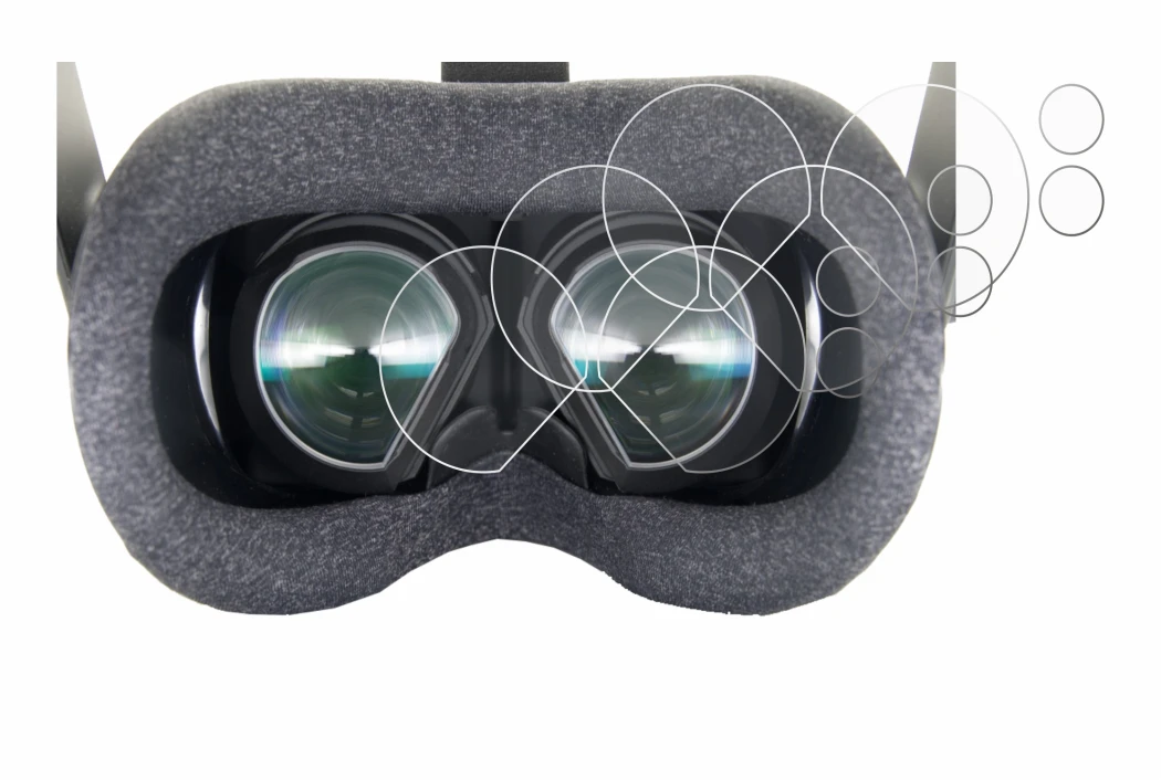 Image de l'appareil Valve Index VR-Headset avec une grande variété de protections d'écran.