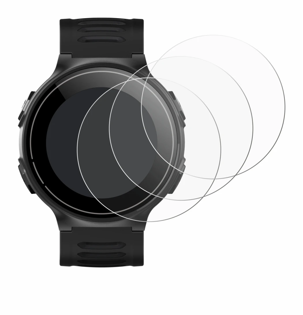 Image de l'appareil Kiprun GPS 500 Coros avec une grande variété de protections d'écran.