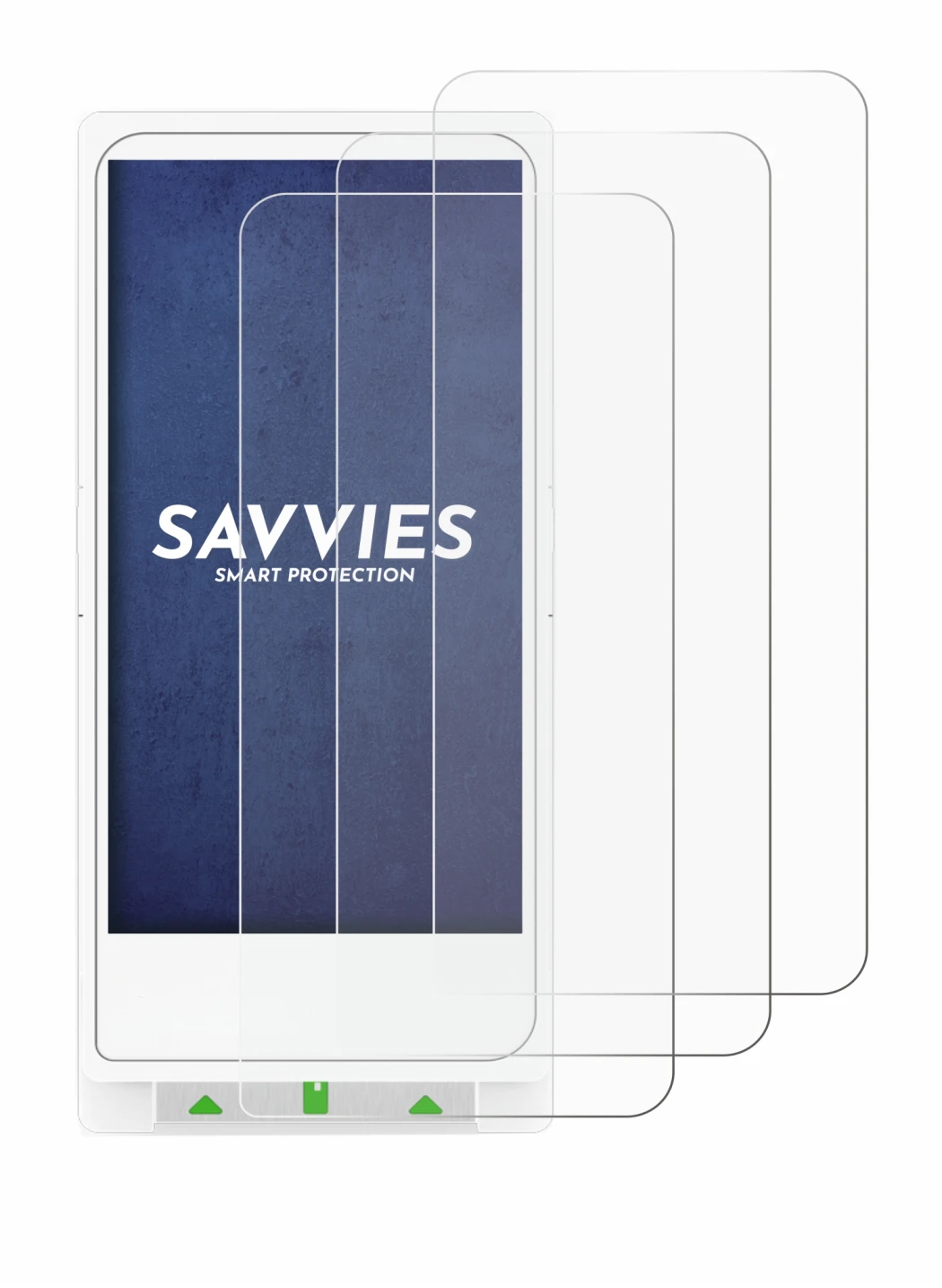 Image de l'appareil Clover Flex avec une grande variété de protections d'écran.