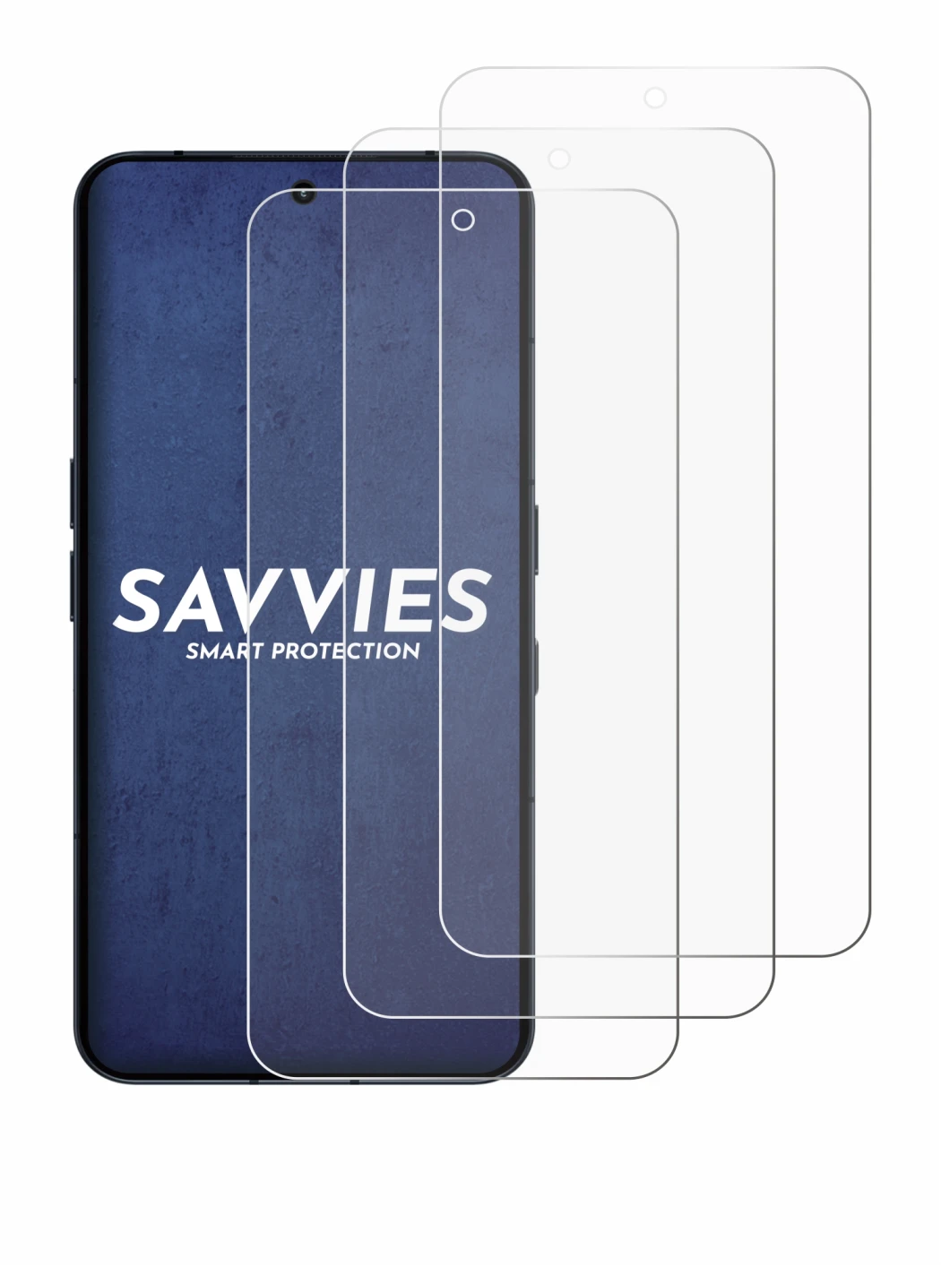 Image de l'appareil Nothing Phone (3) avec une grande variété de protections d'écran.