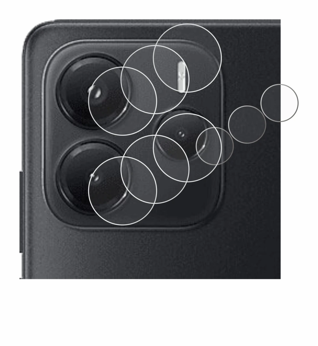 Image de l'appareil Xiaomi Redmi Note 14 4G (Caméra UNIQUEMENT) avec une grande variété de protections d'écran.