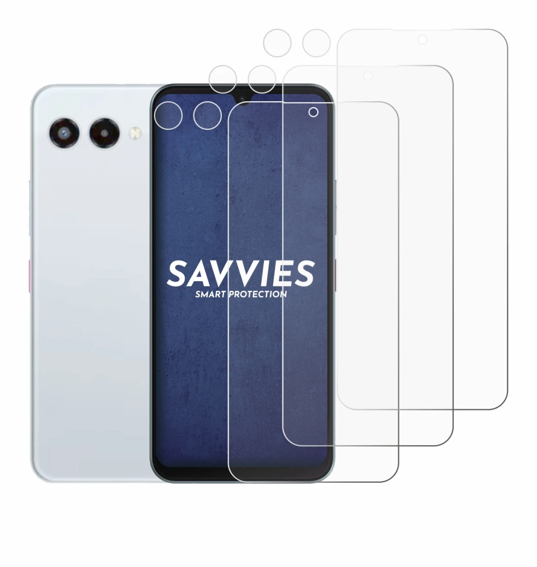 Image de l'appareil Telekom T Phone 3 (Avant+Caméra) avec une grande variété de protections d'écran.