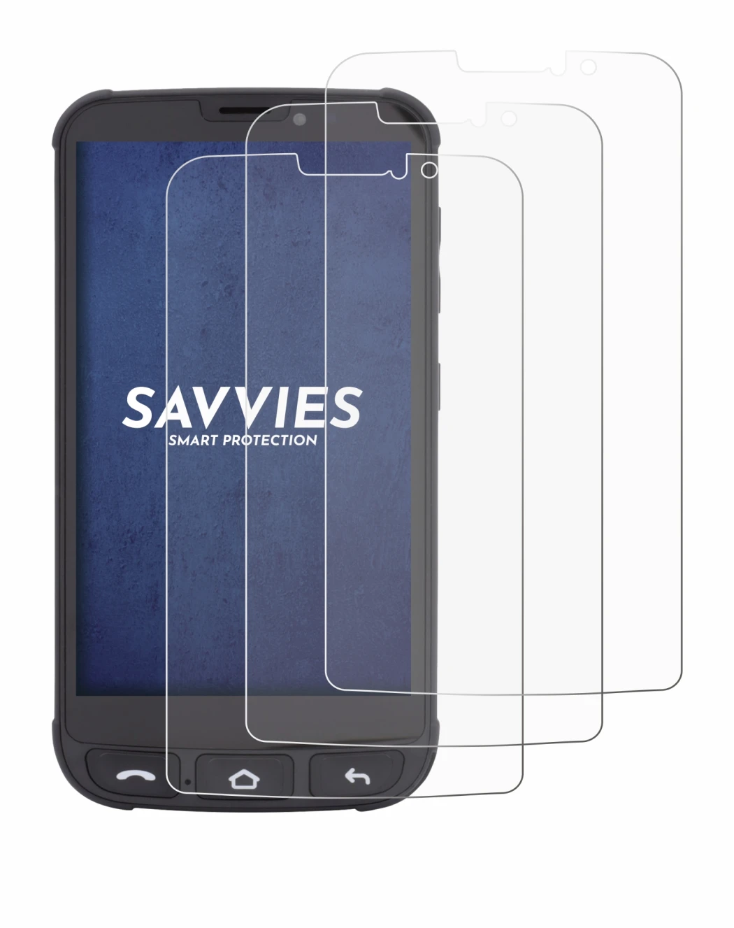 Image de l'appareil Olympia Neo Mini avec une grande variété de protections d'écran.